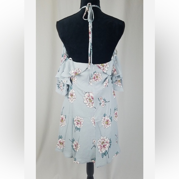 Summer off shoulder  Halter Neck Dress - Picture 5 of 8